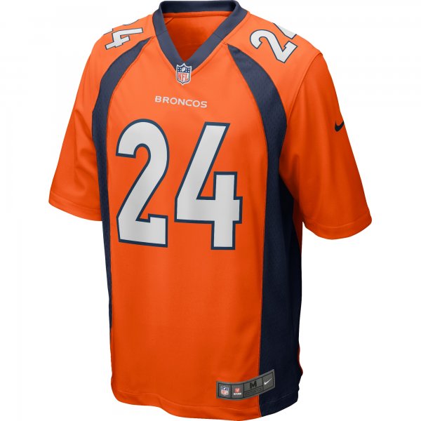 Men's Denver Broncos Champ Bailey Nike Orange Game Retired Player Jersey