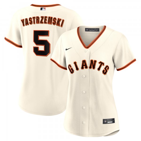 Women's San Francisco Giants Mike Yastrzemski Nike Cream Home Replica Player Jersey