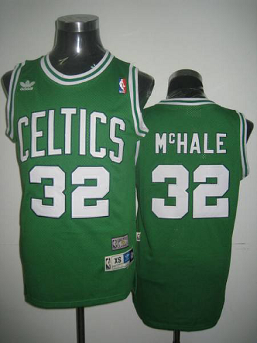 Men's MitchellAndNess Boston Celtics #32 Kevin Mchale Stitched Green Throwback NBA Jersey