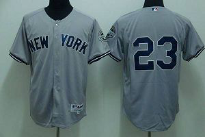 New York Yankees #23 Don Mattingly Stitched Grey Youth MLB Jersey