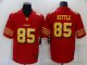 Men's San Francisco 49ers #85 George Kittle Red Gold Vapor Untouchable Stitched NFL Nike Limited Jersey