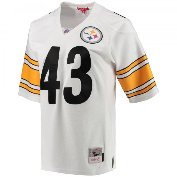 Women's Pittsburgh Steelers Troy Polamalu Mitchell & Ness White 2005 Legacy Replica Team Jersey