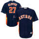 Houston Astros #27 Jose Altuve Navy Blue Cool Base 2017 World Series Champions Stitched Youth MLB Jersey