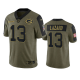 Green Bay Packers Allen Lazard Olive 2021 Salute To Service Men's Limited NFL Jersey