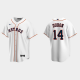 Men's Houston Astros #14 Mauricio Dubon Cool Base Home MLB Jersey - White