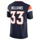 Men's Denver Broncos Javonte Williams Nike Navy Alternate Vapor F.U.S.E. Limited Jersey