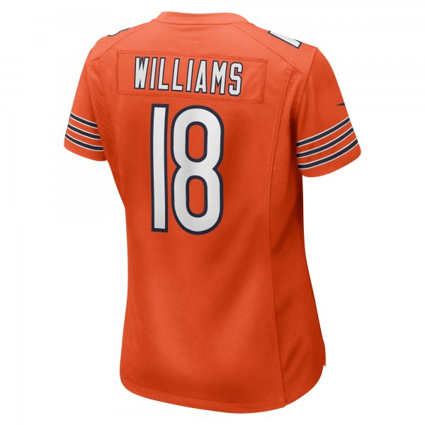 Women's Chicago Bears Caleb Williams Nike Orange Alternate 2024 NFL Draft Game Jersey