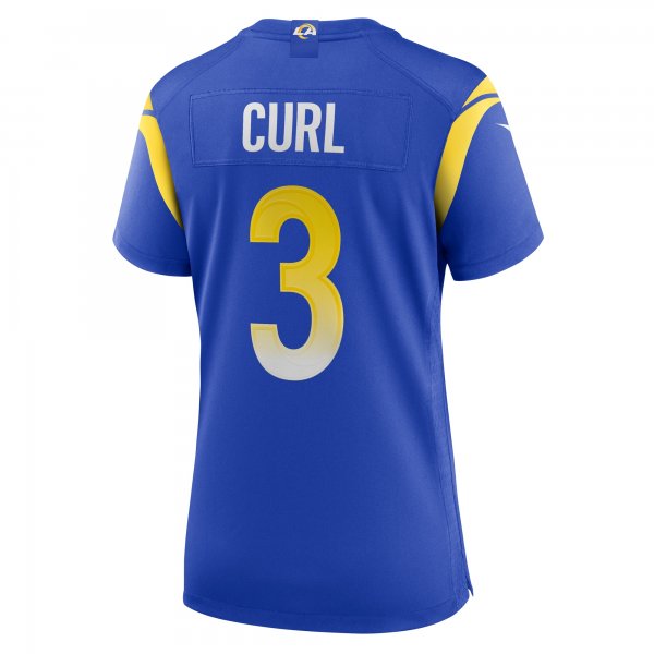 Women's Los Angeles Rams Kamren Curl Nike  Royal Team Game Jersey