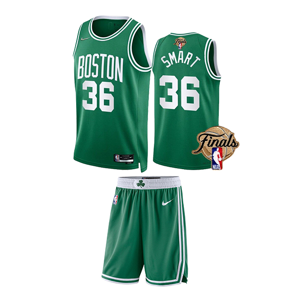 Men's NBA Finals Boston Celtics #36 Marcus Smart Nike Suit