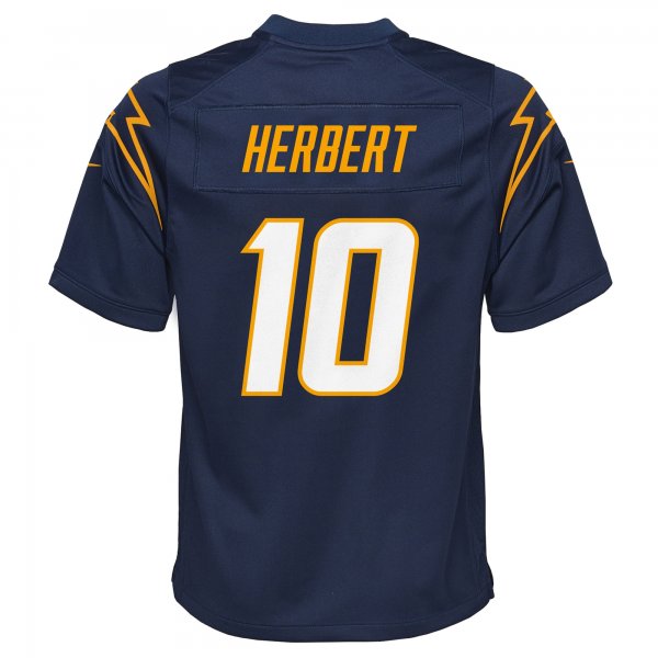 Youth Los Angeles Chargers Justin Herbert Nike Navy Game Jersey