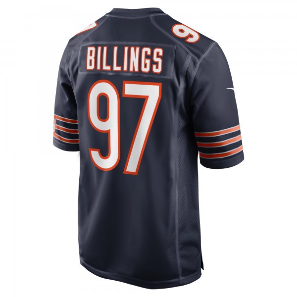 Men's Chicago Bears Andrew Billings Nike Navy Game Jersey