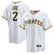 Men's Pittsburgh Pirates Connor Joe Nike White Home Replica Jersey