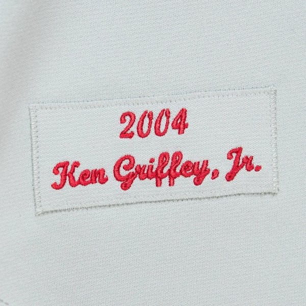 Men's Cincinnati Reds Ken Griffey Jr. Mitchell & Ness Gray 2004 Cooperstown Collection Throwback Jersey