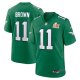 Men's Philadelphia Eagles #11 A.J. Brown Nike Kelly Green Super Bowl LIX 2nd Alternate Game Jersey