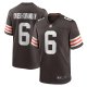 Men's Cleveland Browns Jeremiah Owusu-Koramoah Nike Brown Team Game Jersey