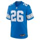 Men's Detroit Lions Jahmyr Gibbs Nike Blue Game Jersey