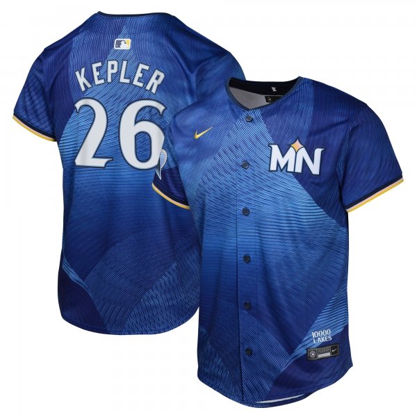 Youth Minnesota Twins #26 Max Kepler Nike Royal 2024 City Connect  Jersey