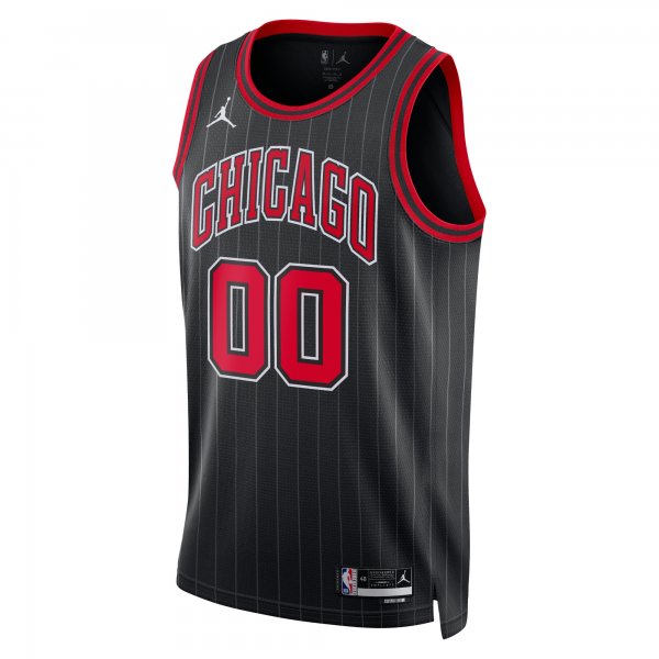 Unisex Chicago Bulls Jordan Brand Black 2022/23 Swingman Custom Jersey - Statement Edition