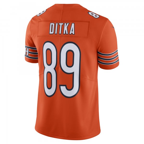 Men's Chicago Bears Mike Ditka Nike Orange Alternate Vapor Untouchable Limited Retired Player Jersey