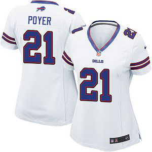 Nike Buffalo Bills #21 Jordan Poyer Women's Game White Road NFL Jersey