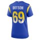 Women's Los Angeles Rams Kevin Dotson Nike  Royal  Game Jersey