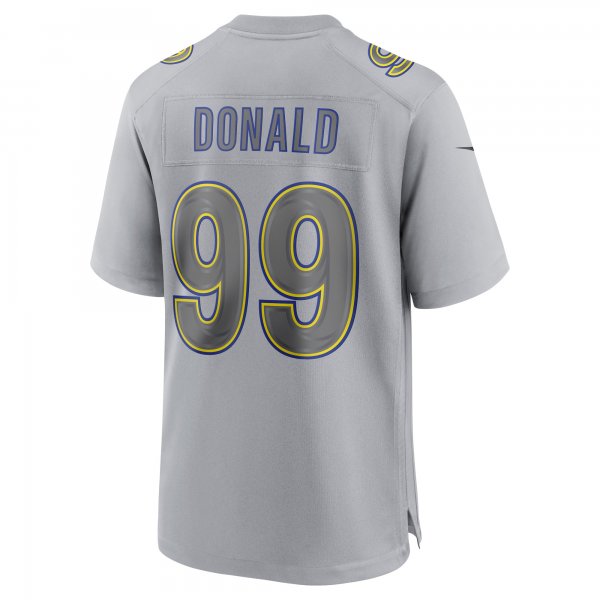 Men's Los Angeles Rams Aaron Donald Nike Gray Atmosphere Fashion Game Jersey