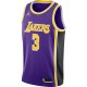 Men's Los Angeles Lakers Anthony Davis Jordan Brand Purple 2020/21 Swingman Jersey - Statement Edition