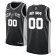 Men's Nike San Antonio Spurs Black Swingman Icon Edition Custom Jersey