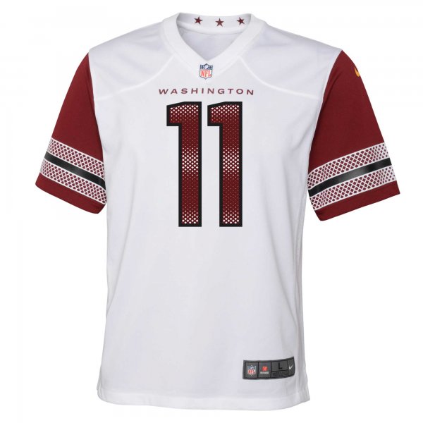 Youth Washington Commanders Carson Wentz Nike White Game Jersey