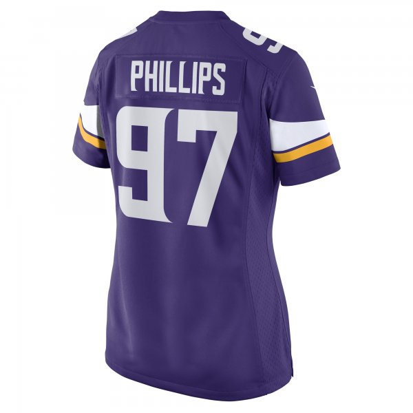 Women's Minnesota Vikings Harrison Phillips Nike Purple Game Player Jersey