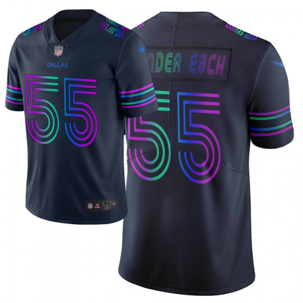 Dallas Cowboys #55 Leighton Vander Esch Navy Men's Stitched NFL Limited City Edition Jersey