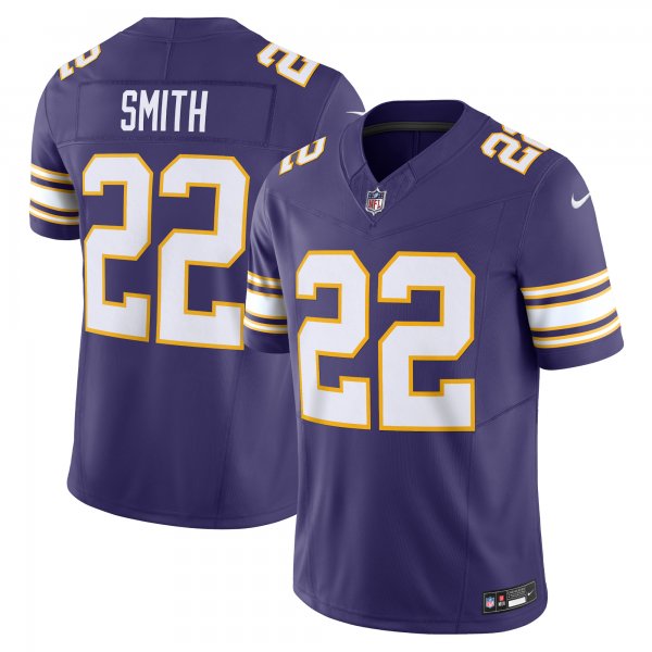 Men's Minnesota Vikings Harrison Smith Nike Purple Vapor F.U.S.E. Limited Jersey