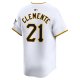 Men's Pittsburgh Pirates Roberto Clemente Nike White Home Limited Player Jersey