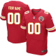 Nike Kansas City Chiefs Customized Red Stitched Elite Men's NFL Jersey