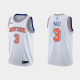 Men's New York Knicks #3 Nerlens Noel Association Edition White NBA Jersey