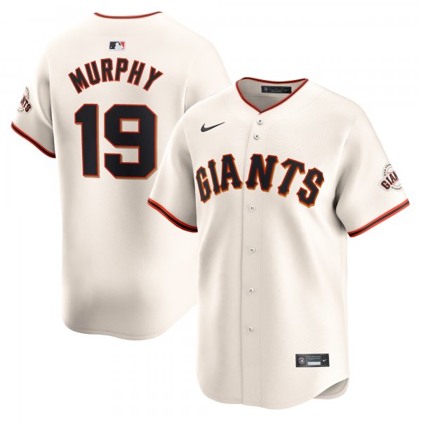 Men's San Francisco Giants Tom Murphy Nike Cream Home Limited Player Jersey