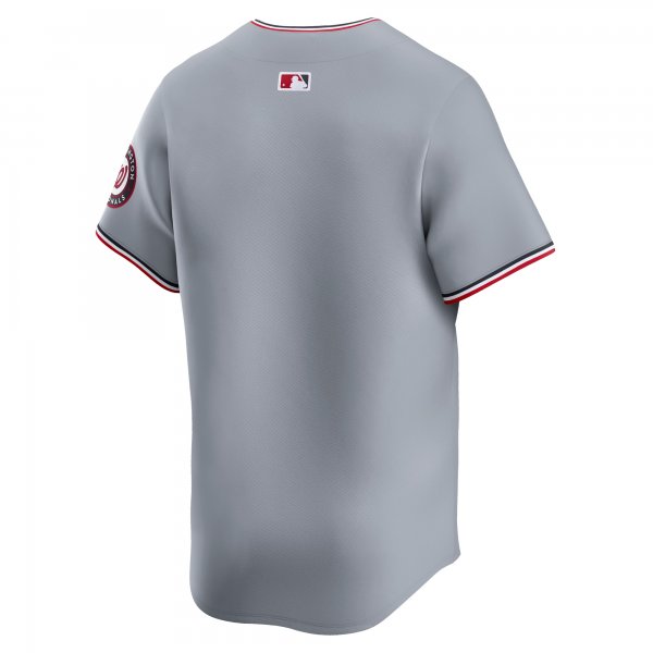 Men's Washington Nationals  Nike Gray Road Limited Jersey