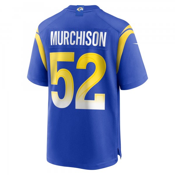 Men's Los Angeles Rams Larrell Murchison Nike  Royal Team Game Jersey