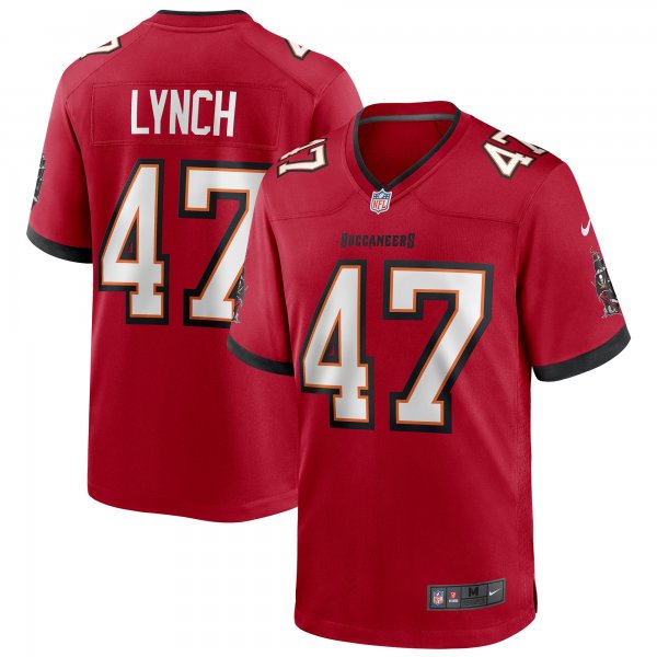 Men's Tampa Bay Buccaneers John Lynch Nike Red Game Retired Player Jersey