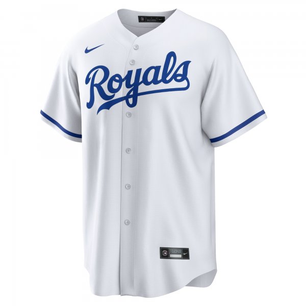 Men's Kansas City Royals Nike White Home Blank Replica Jersey