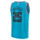 Men's Phoenix Suns Mikal Bridges Fanatics Teal Fastbreak Jersey - City Edition