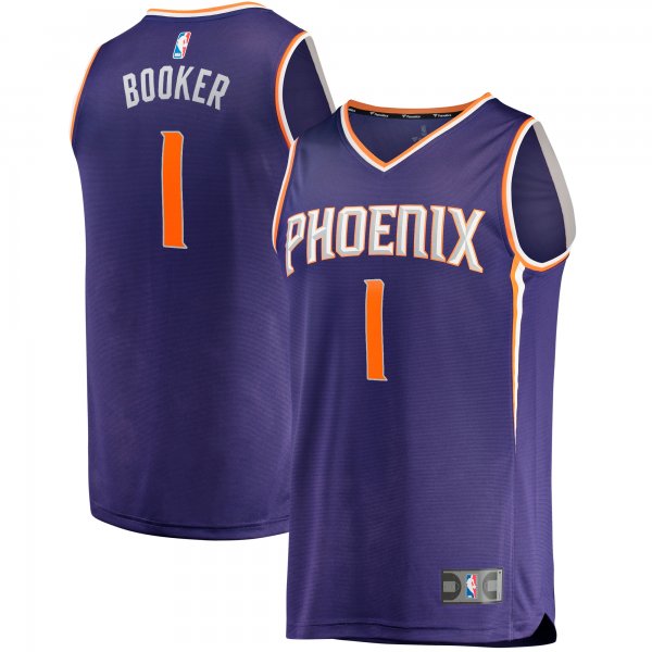 Men's Phoenix Suns Devin Booker Fanatics Purple Big & Tall Fast Break Player Jersey - Icon Edition