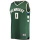 Youth Milwaukee Bucks Damian Lillard Fanatics Hunter Green Fast Break Player Jersey - Icon Edition