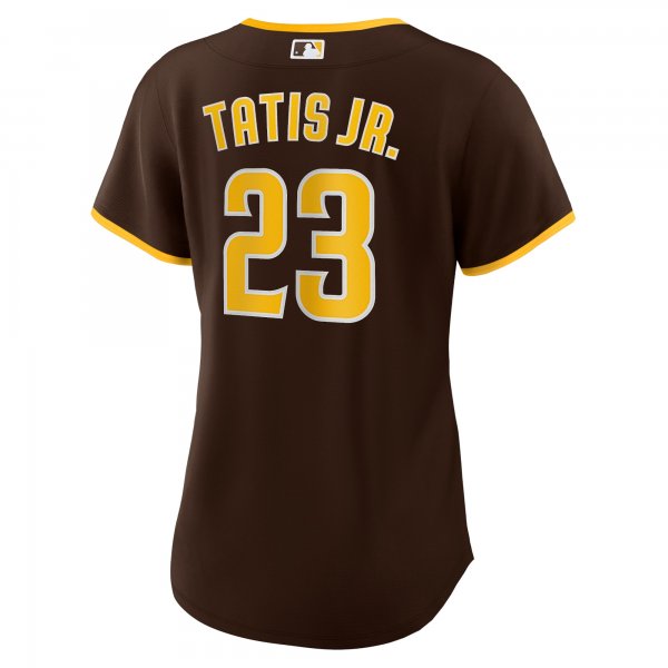 Women's San Diego Padres Fernando TatÃÂ­s Jr. Nike Brown Road Replica Player Jersey