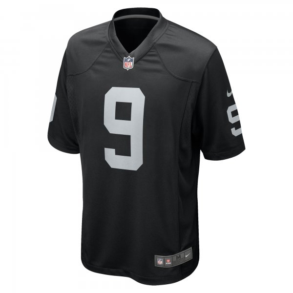 Men's Las Vegas Raiders Tyree Wilson Nike Black 2023 NFL Draft First Round Pick Game Jersey