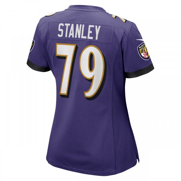 Women's Baltimore Ravens Ronnie Stanley Nike Purple Game Jersey