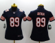 Nike Chicago Bears #89 Mike Ditka Navy Blue Team Color Women's Stitched NFL Limited Jersey