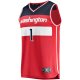 Youth Washington Wizards Johnny Davis Fanatics Red Fast Break Replica Jersey - Icon Edition