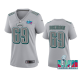 Women's Philadelphia Eagles Landon Dickerson Gray Super Bowl LVII Atmosphere Jersey