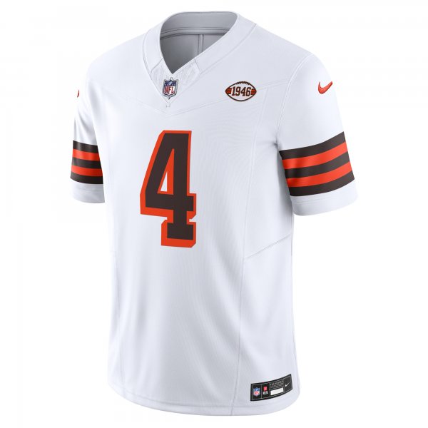 Men's Cleveland Browns Deshaun Watson Nike White Vapor F.U.S.E. Limited Jersey